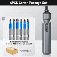 Mini Cordless Electric Screwdriver Manual/Auto Rechargeable Lithium Battery Household Small Electric Drill Screw Driver Bit Tool